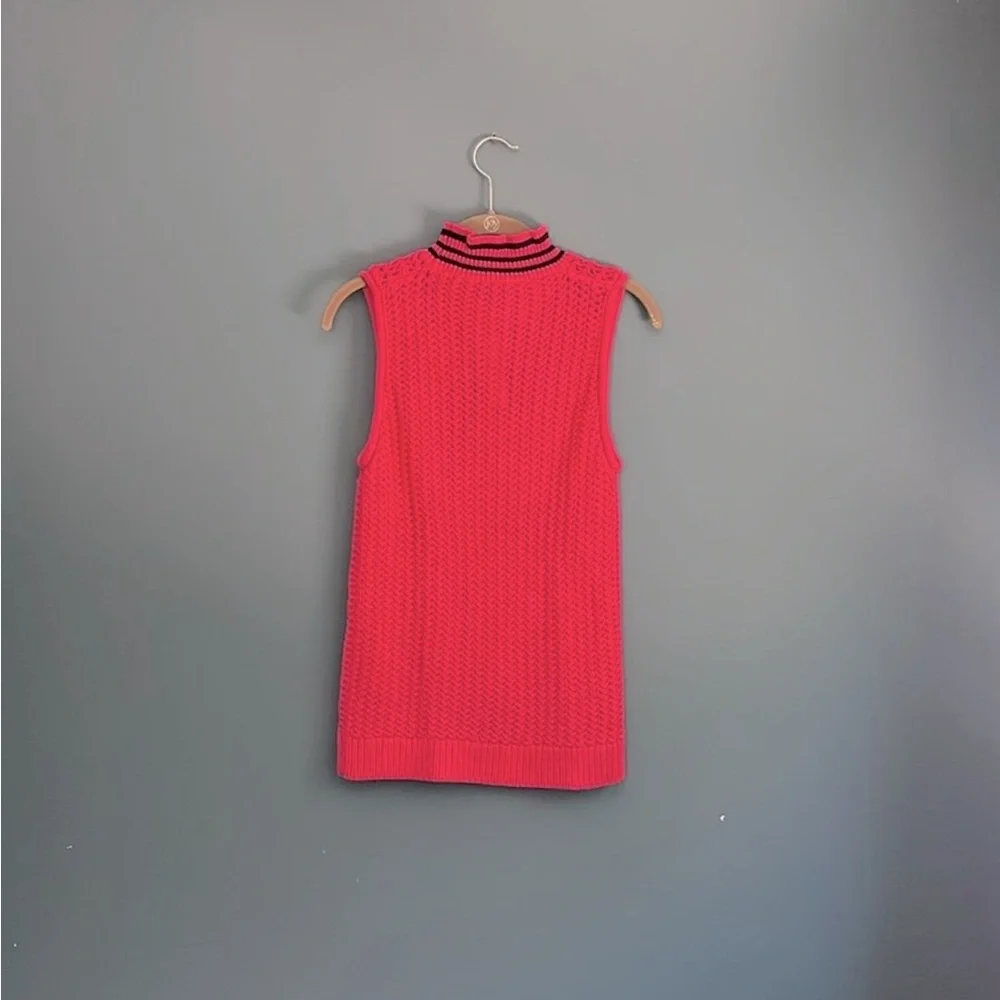 J. Crew pink knit sweater vest woman’s size XS‎